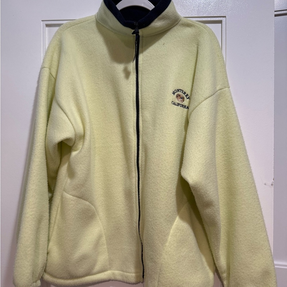 Yellow Fleece Jacket